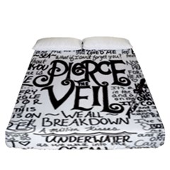 Pierce The Veil Music Band Group Fabric Art Cloth Poster Fitted Sheet (California King Size)