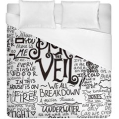 Pierce The Veil Music Band Group Fabric Art Cloth Poster Duvet Cover (King Size)