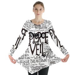 Pierce The Veil Music Band Group Fabric Art Cloth Poster Long Sleeve Tunic 