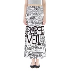 Pierce The Veil Music Band Group Fabric Art Cloth Poster Full Length Maxi Skirt