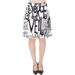 Pierce The Veil Music Band Group Fabric Art Cloth Poster Velvet High Waist Skirt