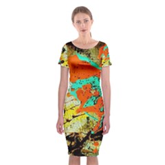 Fragrance Of Kenia 9 Classic Short Sleeve Midi Dress by bestdesignintheworld