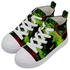 Abandoned Mine 7 Kid s Mid-top Canvas Sneakers by bestdesignintheworld