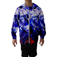 Cabin In The Mountain 1 Hooded Wind Breaker (kids) by bestdesignintheworld