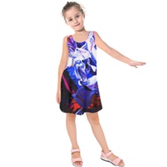 Cabin In The Mountain 1 Kids  Sleeveless Dress by bestdesignintheworld