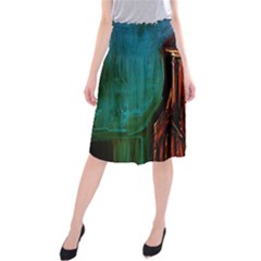 Ceramics Of Ancient Land 10 Midi Beach Skirt by bestdesignintheworld