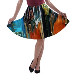 Ceramics Of Ancient Land 6 A-line Skater Skirt by bestdesignintheworld