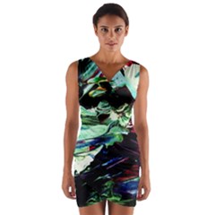 Cabin In The Mountain 4 Wrap Front Bodycon Dress by bestdesignintheworld