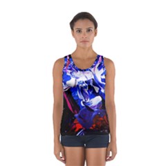 Cabin In The Mountain 1 Sport Tank Top  by bestdesignintheworld