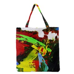 Balboa   Island On A Sand 20 Grocery Tote Bag by bestdesignintheworld