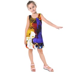 Balboa   Island On A Sand 18 Kids  Sleeveless Dress by bestdesignintheworld