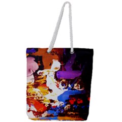 Balboa   Island On A Sand 16 Full Print Rope Handle Tote (large) by bestdesignintheworld