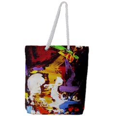 Balboa   Island On A Sand 15 Full Print Rope Handle Tote (large) by bestdesignintheworld