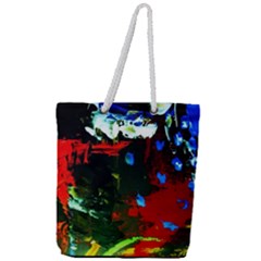 Balboa   Island On A Sand 12 Full Print Rope Handle Tote (Large)