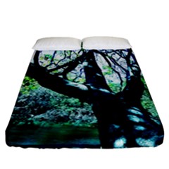 Highland Park 11 Fitted Sheet (california King Size) by bestdesignintheworld