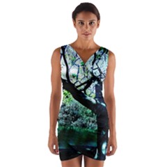 Highland Park 11 Wrap Front Bodycon Dress by bestdesignintheworld