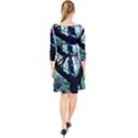 Highland Park 11 Quarter Sleeve Front Wrap Dress View2