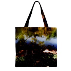 Highland Park 10 Zipper Grocery Tote Bag by bestdesignintheworld