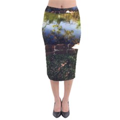 Highland Park 10 Velvet Midi Pencil Skirt by bestdesignintheworld