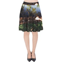 Highland Park 10 Velvet High Waist Skirt by bestdesignintheworld