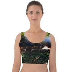 Highland Park 10 Velvet Crop Top by bestdesignintheworld