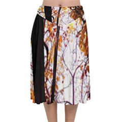 Highland Park 8 Velvet Flared Midi Skirt by bestdesignintheworld