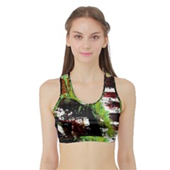 Collosium   Swards And Helmets 3 Sports Bra With Border by bestdesignintheworld