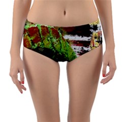 Collosium   Swards And Helmets 3 Reversible Mid-waist Bikini Bottoms by bestdesignintheworld