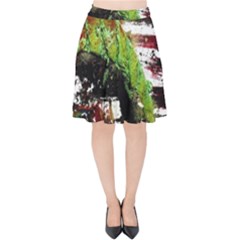 Collosium   Swards And Helmets 3 Velvet High Waist Skirt