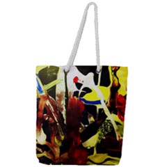 Drama 5 Full Print Rope Handle Tote (large) by bestdesignintheworld