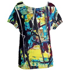 Dance Of Oil Towers 3 Women s Oversized Tee