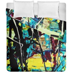 Dance Of Oil Towers 3 Duvet Cover Double Side (california King Size) by bestdesignintheworld