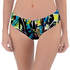 Dance Of Oil Towers 3 Reversible Classic Bikini Bottoms by bestdesignintheworld