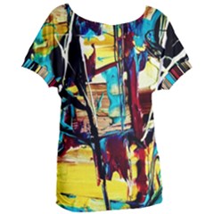 Dance Of Oil Towers 4 Women s Oversized Tee by bestdesignintheworld