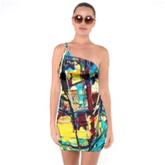 Dance Of Oil Towers 4 One Soulder Bodycon Dress by bestdesignintheworld