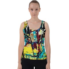 Dance Of Oil Towers 4 Velvet Tank Top by bestdesignintheworld