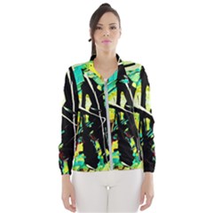 Dance Of Oil Towers 5 Wind Breaker (women) by bestdesignintheworld