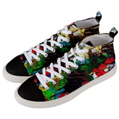 Catalina Island Not So Far 6 Men s Mid-top Canvas Sneakers by bestdesignintheworld