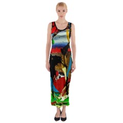 Catalina Island Not So Far 7 Fitted Maxi Dress by bestdesignintheworld