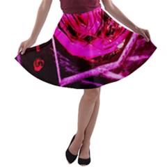 Calligraphy 2 A-line Skater Skirt by bestdesignintheworld