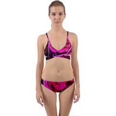 Calligraphy 2 Wrap Around Bikini Set