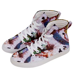 Doves Match 1 Women s Hi-top Skate Sneakers by bestdesignintheworld