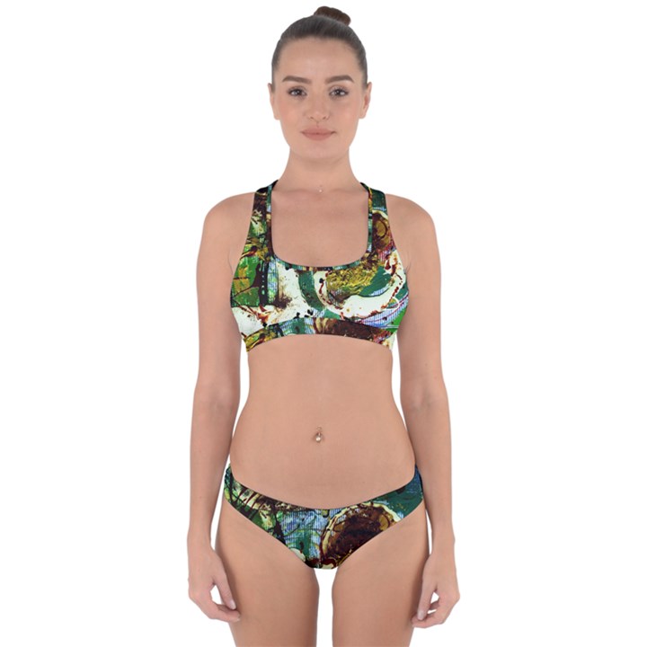 Doves Matchmaking 1 Cross Back Hipster Bikini Set