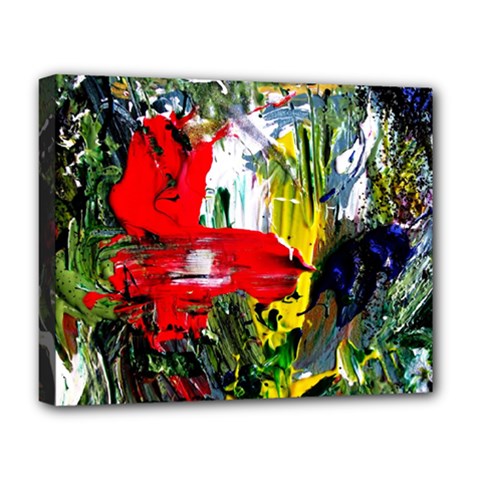 Bow Of Scorpio Before A Butterfly 2 Deluxe Canvas 20  X 16   by bestdesignintheworld