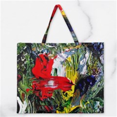 Bow Of Scorpio Before A Butterfly 2 Zipper Large Tote Bag by bestdesignintheworld