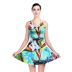 Woman Spirit Reversible Skater Dress by bestdesignintheworld