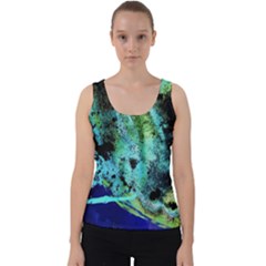 Blue Options 6 Velvet Tank Top by bestdesignintheworld