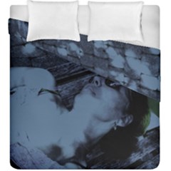 ?? ???????? - On A Bench Duvet Cover Double Side (king Size) by bestdesignintheworld