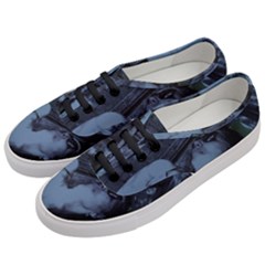 ?? ???????? - On A Bench Women s Classic Low Top Sneakers by bestdesignintheworld