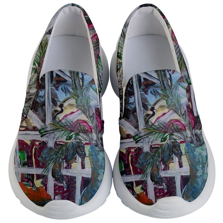 Still Life With Tangerines And Pine Brunch Kid s Lightweight Slip Ons